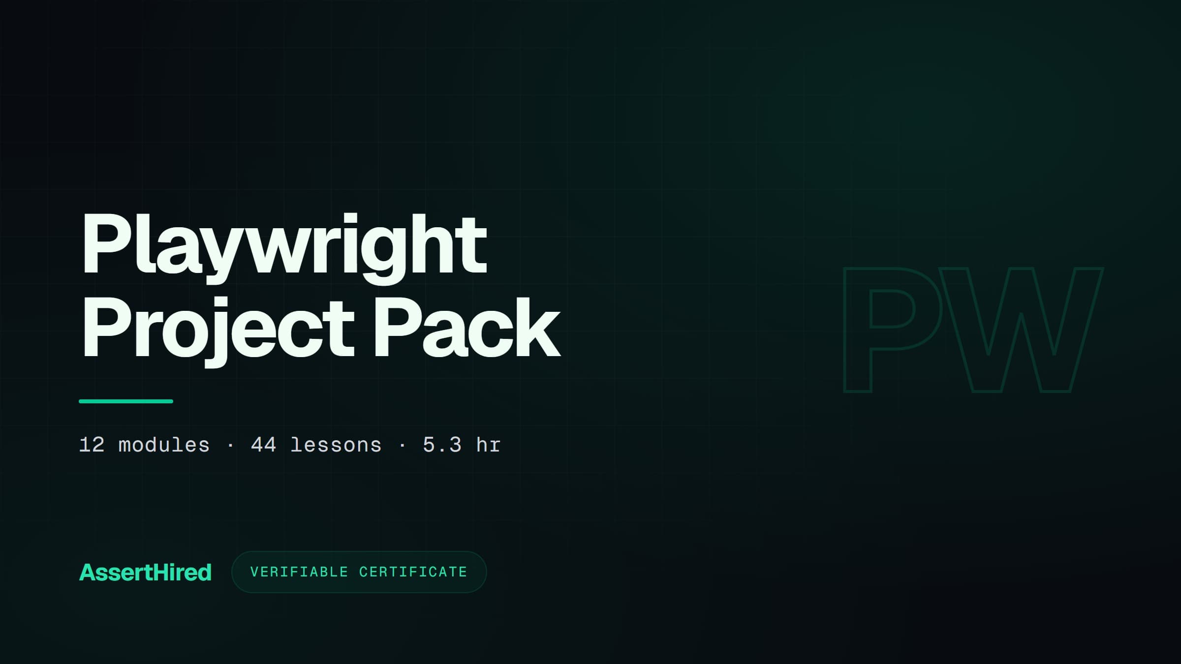 Playwright Project Pack
