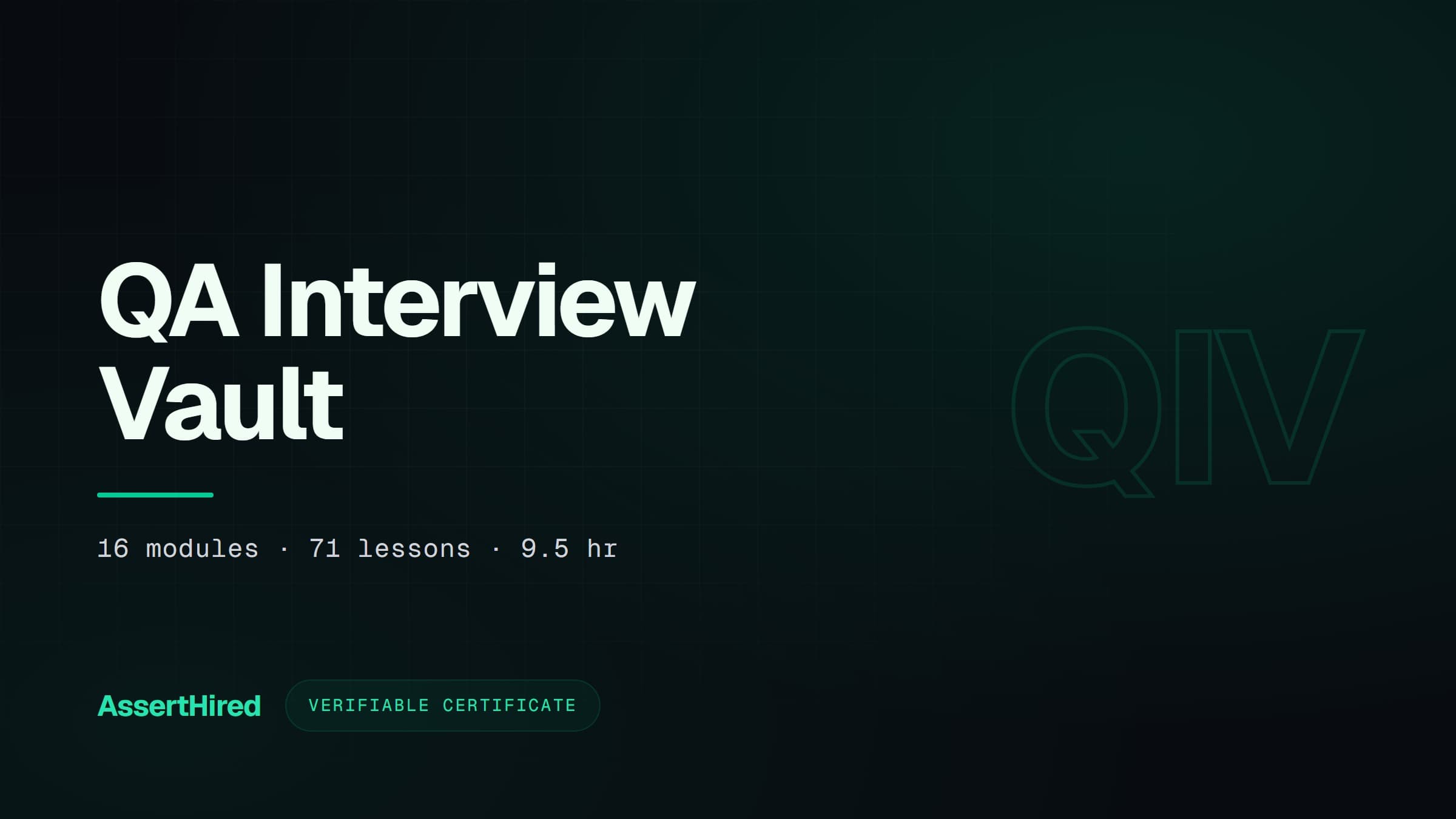QA Interview Vault