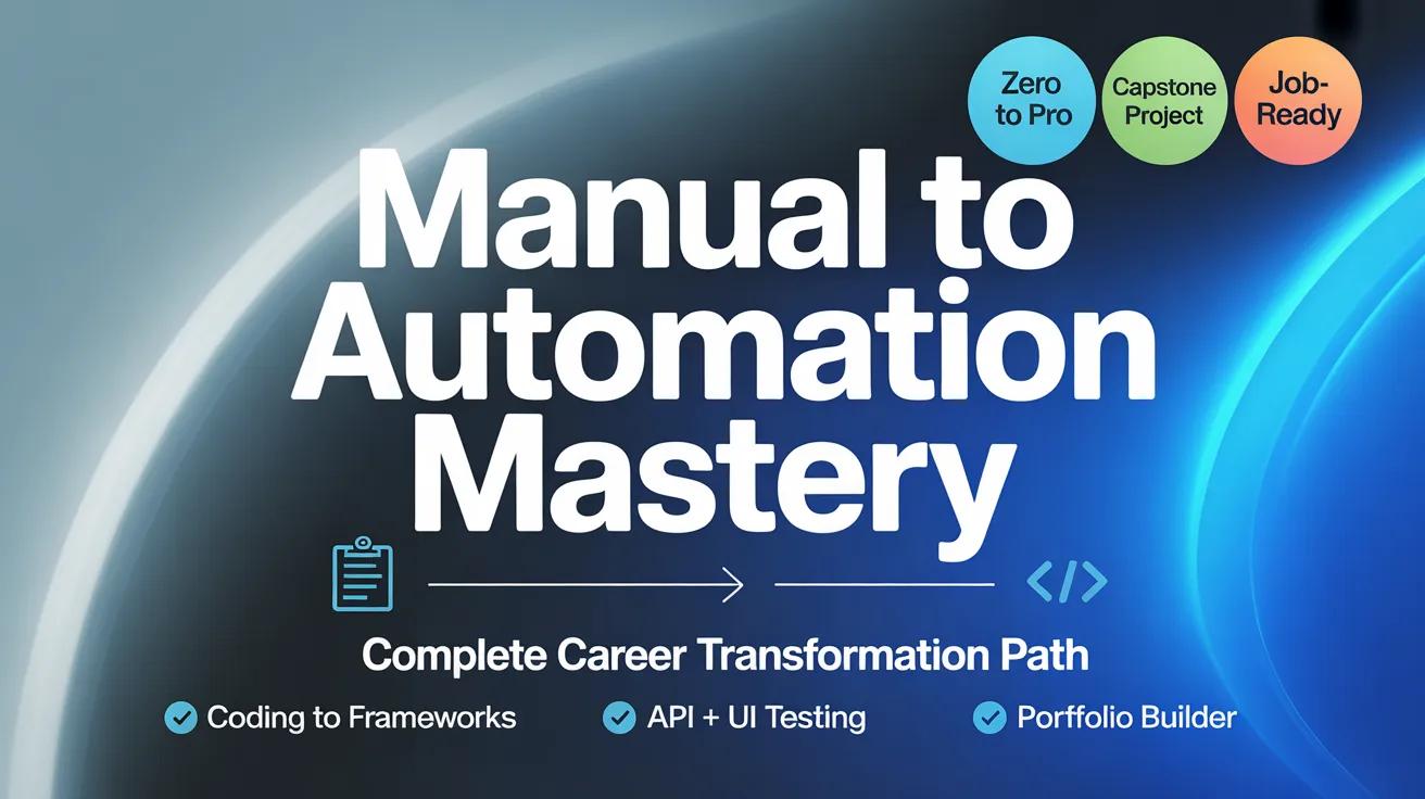 Manual to Automation Mastery